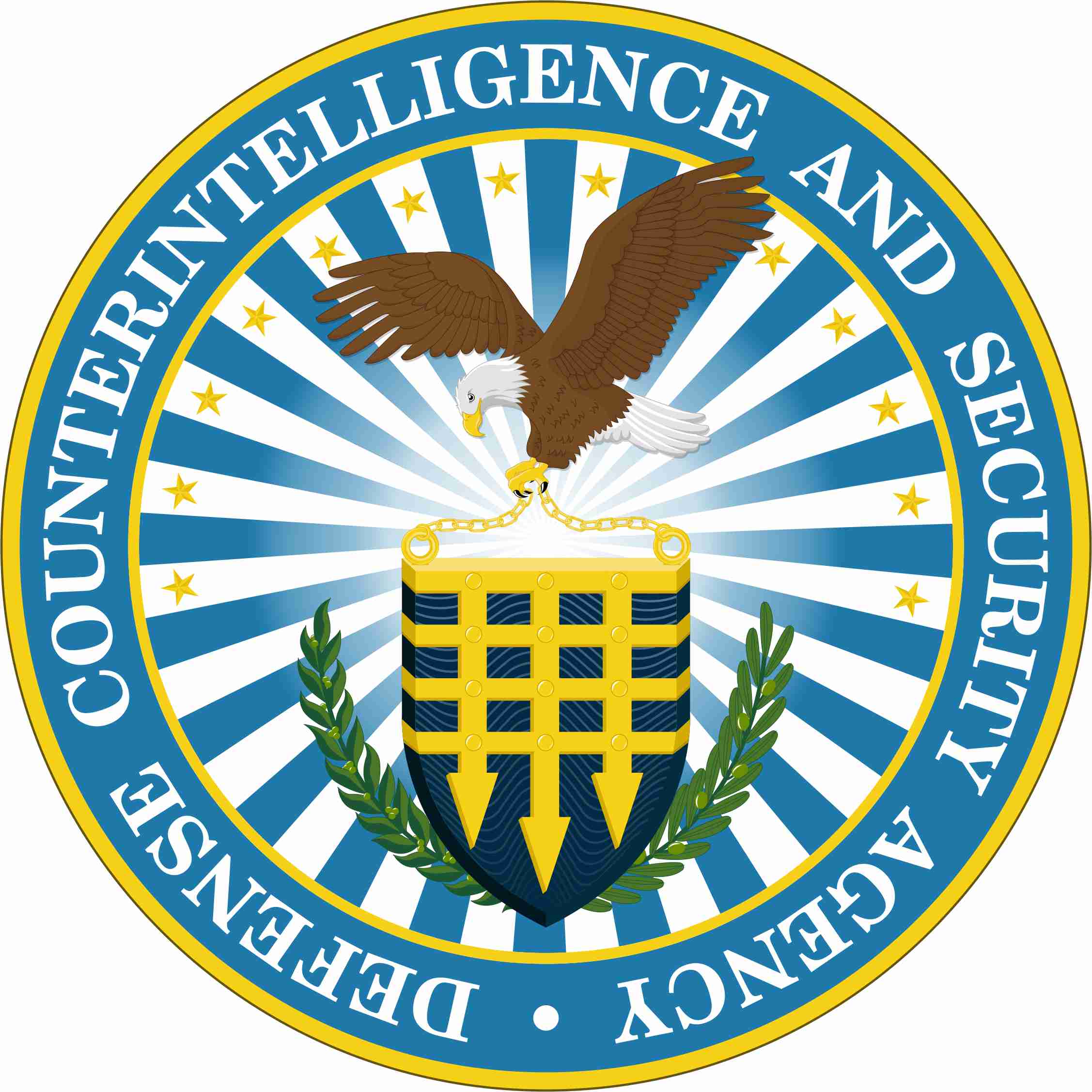 Security   Defense Counterintelligence And Security Agency Seal Color 1 